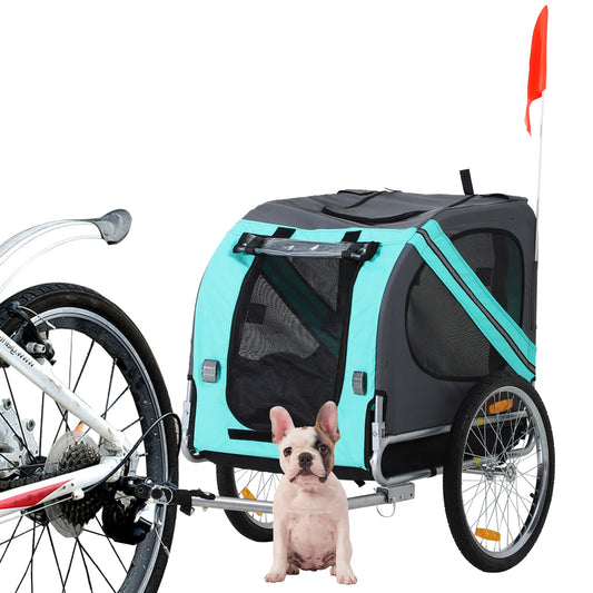 Aosom Pet Bicycle Trailer Dog Cat Bike Carrier Pet Bicycle Trailer Dog - Go Bagheera