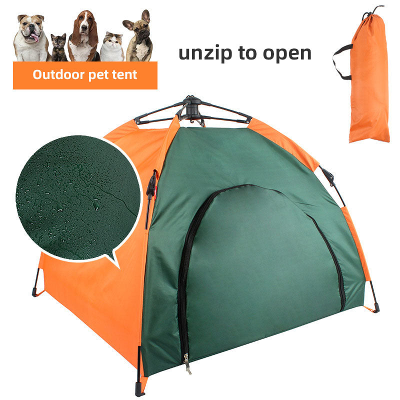 Outdoor Pet Tent Automatic Foldable Cat House Dog Kennel Rain Proof and Sun Proof Portable Pet Kennel Vehicle Mounted Dog Tent
