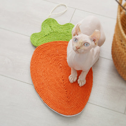 Cat Supplies Watermelon Cat Linen Mat Cat Daily Necessities Sisal Cat Claw Board
