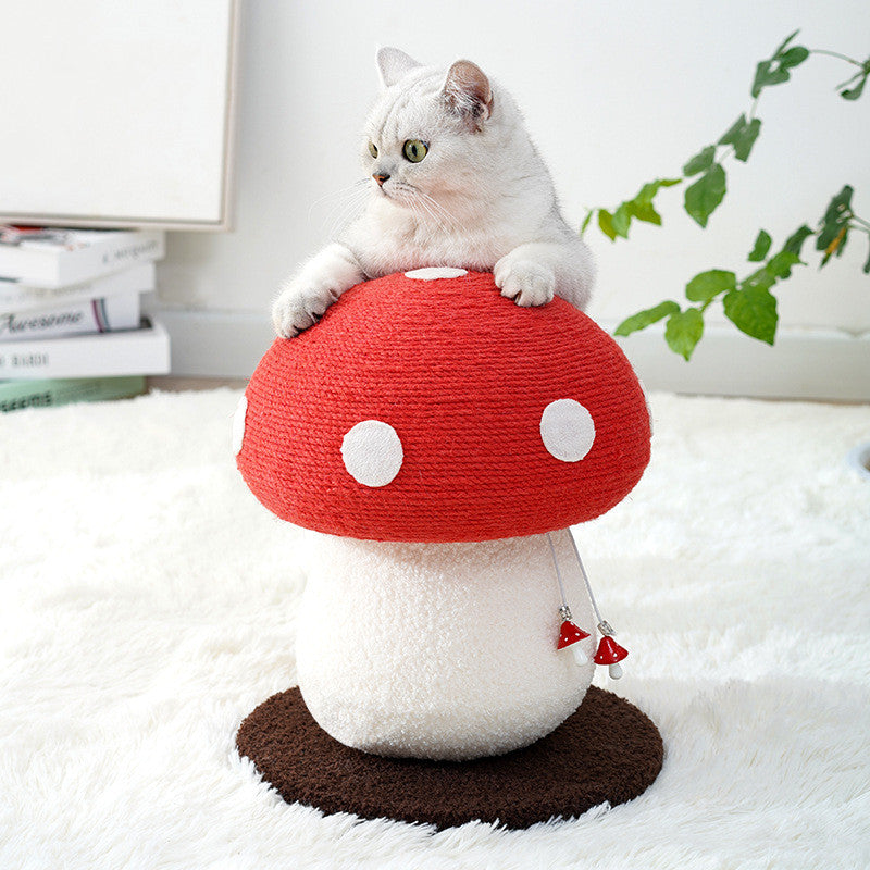 Red Mushroom Cat Climbing Frame