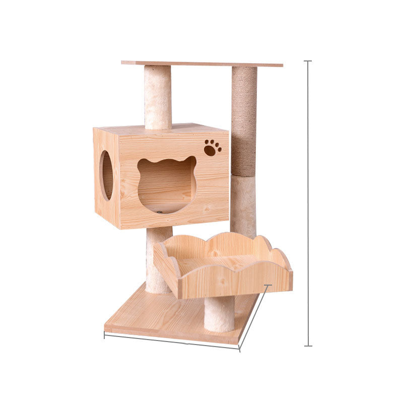 Cat Crawl Nest Scratching Board Tree Supplies Pet Toy Space Capsule