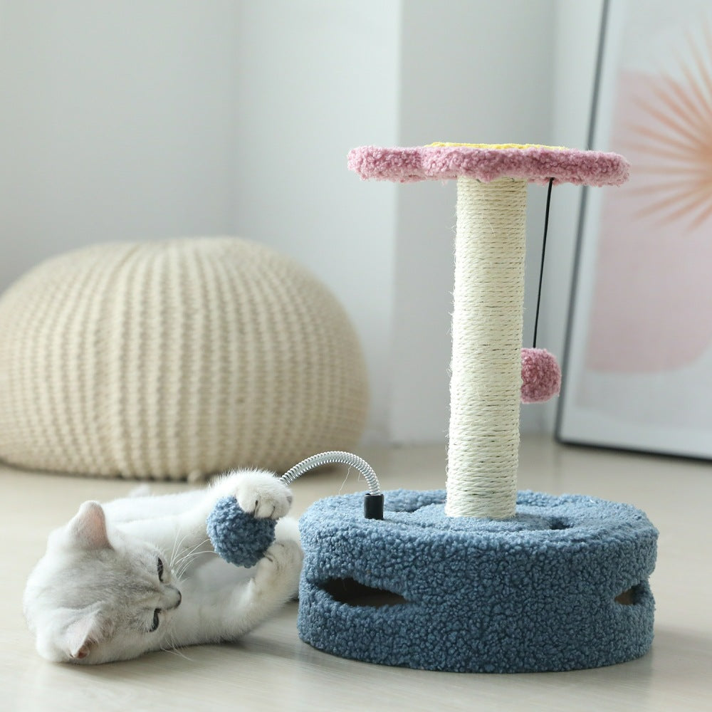 Funny Cat Toy Cat Scratching Board Cat Tree Multifunctional Cat Scratching Column Kitten Toy Pet Supplies - Go Bagheera