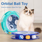 New Interactive Cat Ball Electric Toy 360 Degree Rotation Non-Slip Cat Turntable Toy