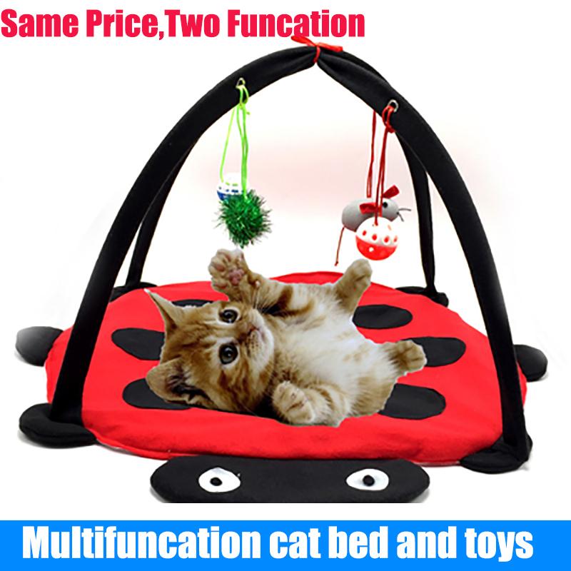 Pet Cat Bed Cat Play Tent Toys Mobile Activity Playing Bed - Go Bagheera