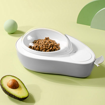Avocado Pet Dog Cat Automatic Feeder Bowl For Dogs Drinking Water 690ml Bottle Kitten Bowls Slow Food Feeding Container Supplies