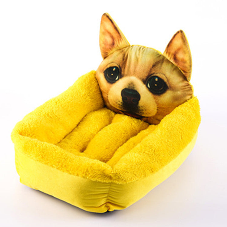 3D Cartoon Shape Dog House Warm Cat House Pet House Dog Mattress Pet Supplies