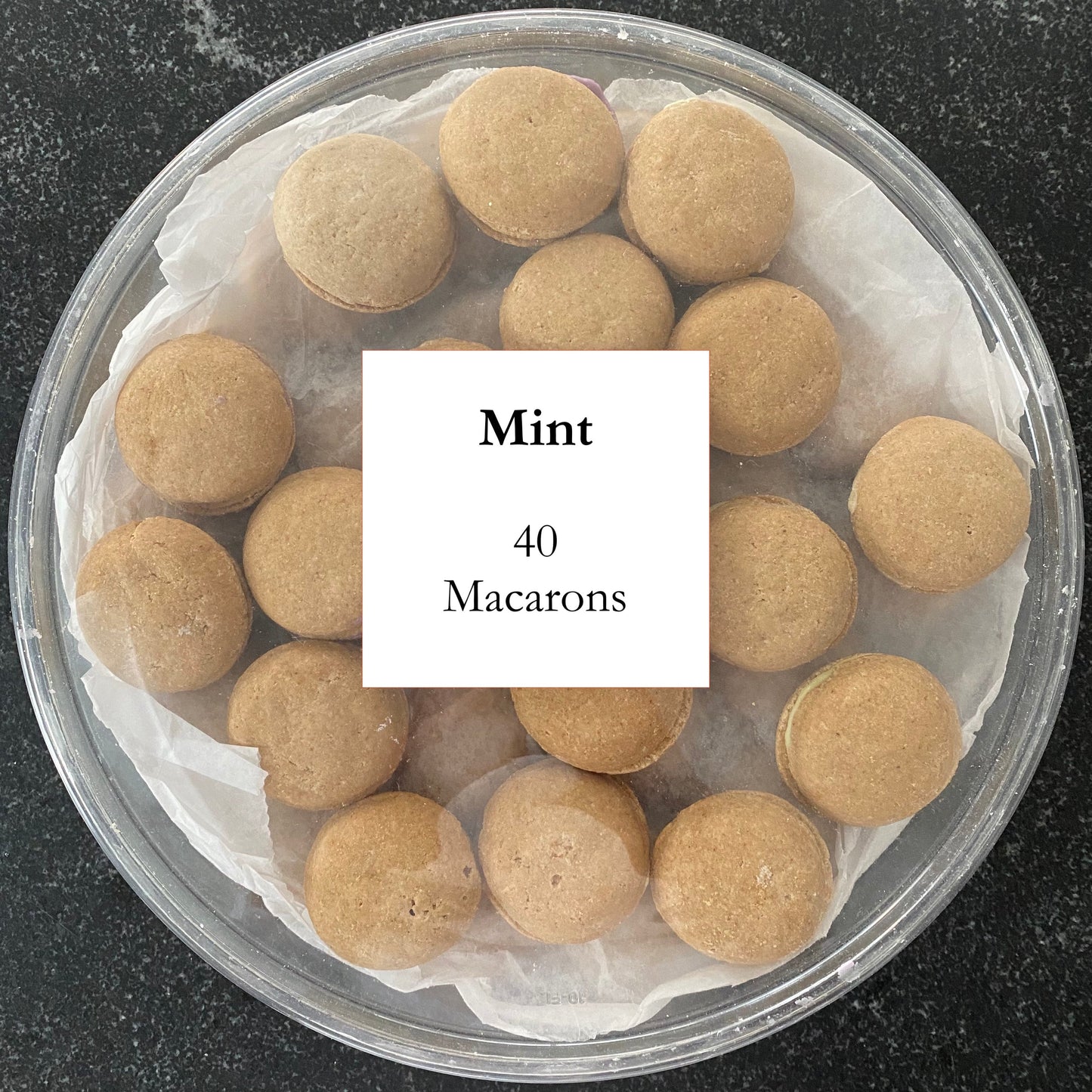 40 Count Dog Macaron Treats Gift Box