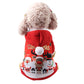 Christmas Pet dog clothes Winter Comfortable soft Hoodied Sweatshirts print Christmas pattern clothing