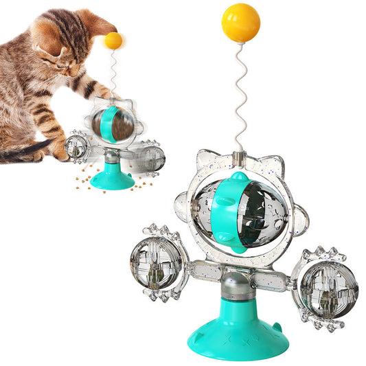 Pet Supplies Feeding Ball Turntable Funny Cat Stick Cat Toy