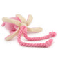 Cute Squid Small Dog Toy Sound BB Plush Pet Puppy Rope Toys Pink Chew Squeak Toys For Cat