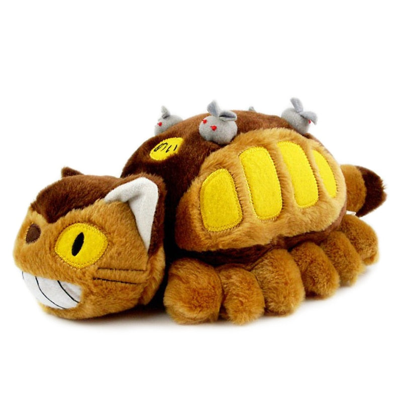 Studio Ghibli My Neighbor Totoro Fluffy Cat bus Toys Stuffed Soft Plush toy Animal Children birthday Xmas Gift