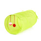 Cat Tunnel Toy Foldable Color Printed Bell Small Channel Single-Layer Ground Rolling Channel