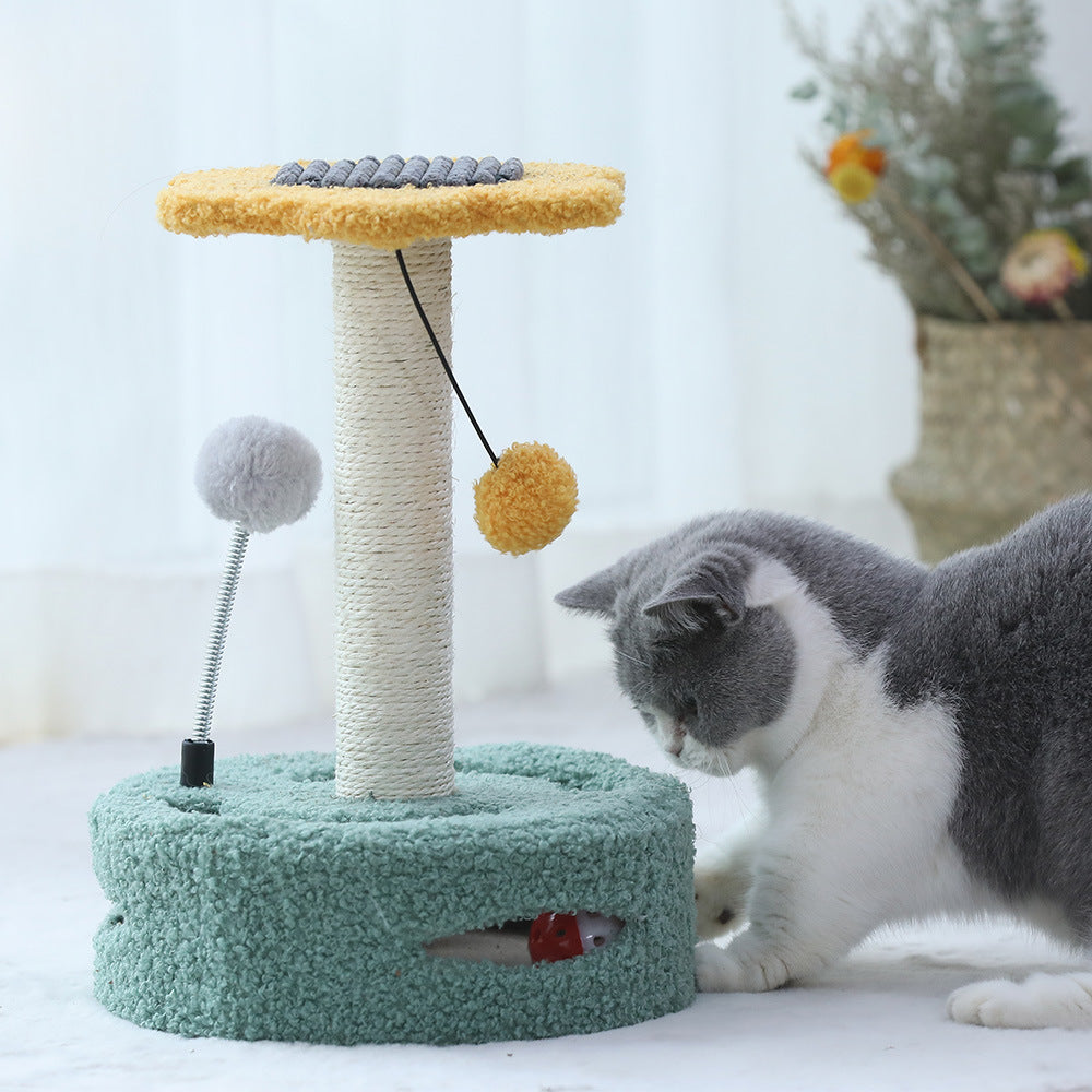 Funny Cat Toy Cat Scratching Board Cat Tree Multifunctional Cat Scratching Column Kitten Toy Pet Supplies - Go Bagheera