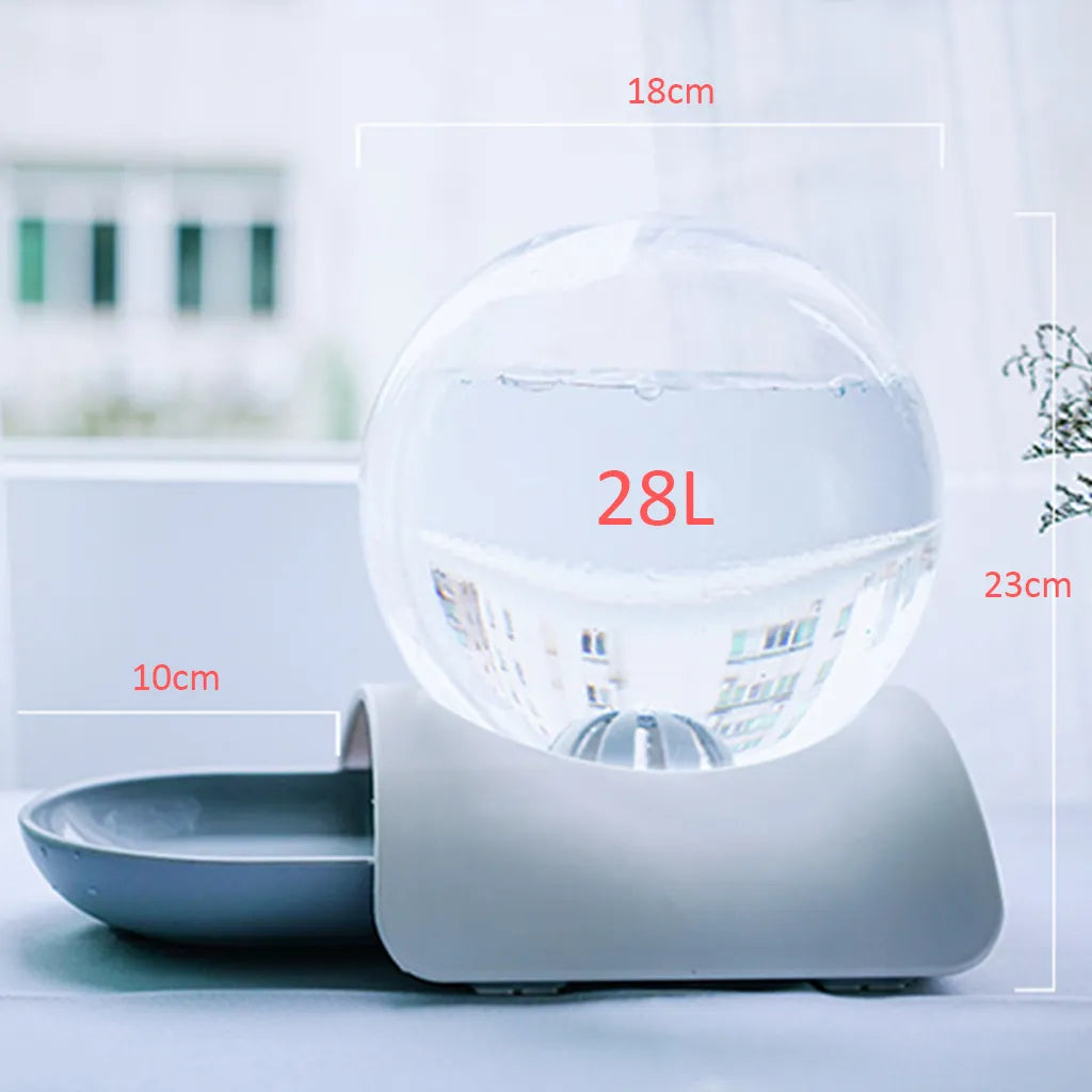 2.8L Pet Cat Bubble Automatic Water Feeder Fountain For Pets Water Dispenser Large Drinking Bowl Cat Drink No Electricity NEW