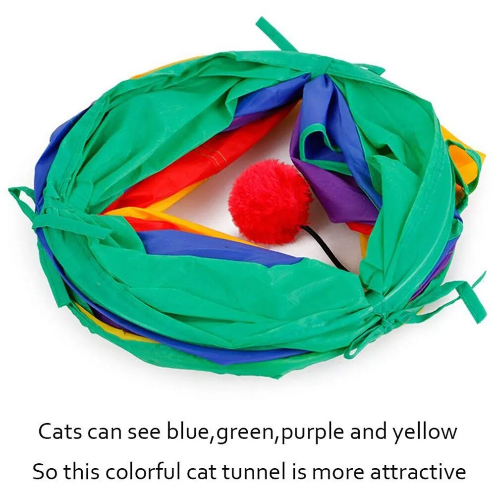 Practical Cat Tunnel Pet Tube Collapsible Play Toy Puppy Toys