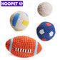 HOOPET Pet Dog Toy Balls Squeak Puppy Toys Interesting Tennis Football Tooth Cleaning Toys for Dogs