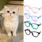 1PCS New Cool Dog Cat Glasses Color Sun Protection Windproof Personality Cat Sunglasses Wholesale Pet Grooming Accessories