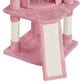 42'' Cat Tree Cat Tower with Condo & Basket Perch Platform, Pink,Cat Supplies,  Cat Toys, So That Cats Can Play Happily At Home