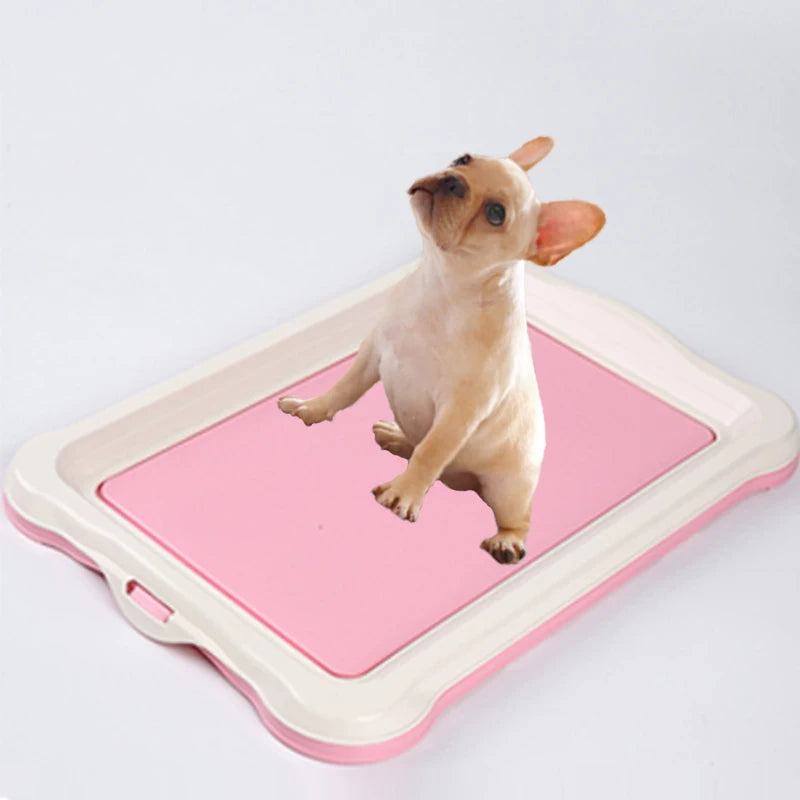 Portable Removable Dog Training Toilet Tray Indoor Puppy Cat Litter Box Pet Protect Floor Pad Pottys Dog Stuff Supplies  Puppy
