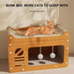 Cat Scratch Board Cat Nest Integrated Wear Resistant Dust Vertical Double-Decker Sofa Four Seasons Corrugated Paper Cat House