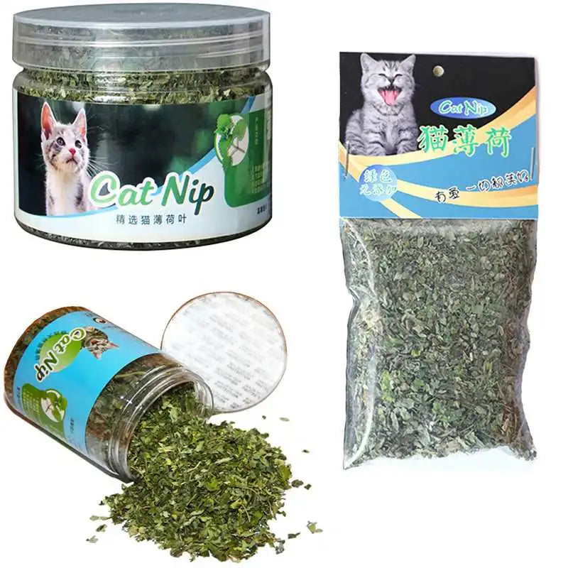 10g/20g/30g Cat Toy Catnip Organic 100% Natural Premium Catnip Cattle Grass Menthol Flavor Funny Cat Mint Toys Catnip Avocado