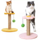 Sisal Cat Tree with Scratching Post Kitten Pet Scratcher Tower Toy with Ball Cats Scratch Trees Climbing Tower Sofa Protector