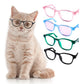 1PCS New Cool Dog Cat Glasses Color Sun Protection Windproof Personality Cat Sunglasses Wholesale Pet Grooming Accessories