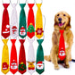 New 30pcs Christmas Pet Supplies Santa Snowman Pet Dog Neckties Large Dog Neckties Ties Elastic band Adjustable Large ties