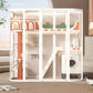 Cat Castle Large  Villa Panoramic Glass Cat Room Luxury  House Household Indoor  Cage Cat Nest