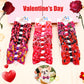 8PCS/SET Valentine‘s Day Dog Grooming Bowtie Bowknot Dog Collar Decorated Cat Bows Adjustable Pet Collar for Small Dog Supplies