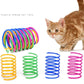 Kitten Coil Spiral Springs Cat Toys Interactive  Gauge Cat Spring Toy Colorful Springs Cat Pet Toy Pet Products