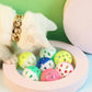 20Pcs Cat Toy Balls Pet Cat Kitten Play Plastic Balls with Jingle Bell Pounce Chase Rattle Toy Cat Toys Bulk Random Color