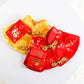 Pet Cat Dog Costume Chinese Style Cat Suit Spring Festival Cape Neck Red Envelope Christmas Day New Year Collar Bow Tie Costume
