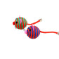 Pet Cat Toys Lovely Stripe Nylon Rope Round Ball Mouse Toy with Bell  Pet Cat Chew Toy Cat Toys Interactive Pet Products