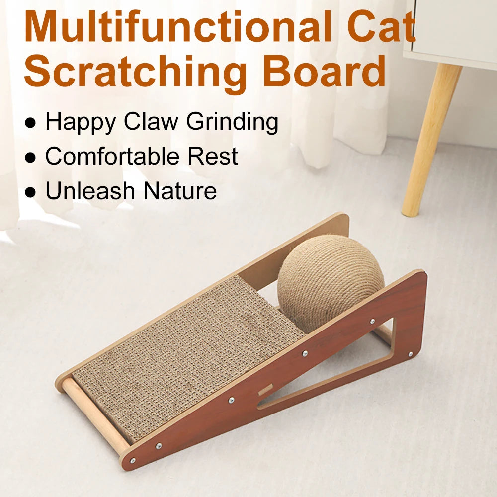 Wood Cat Scrapers Board tower tree Interactive Detachable Claw tower tree Grinding Climbing Training Toy Cats Accessories