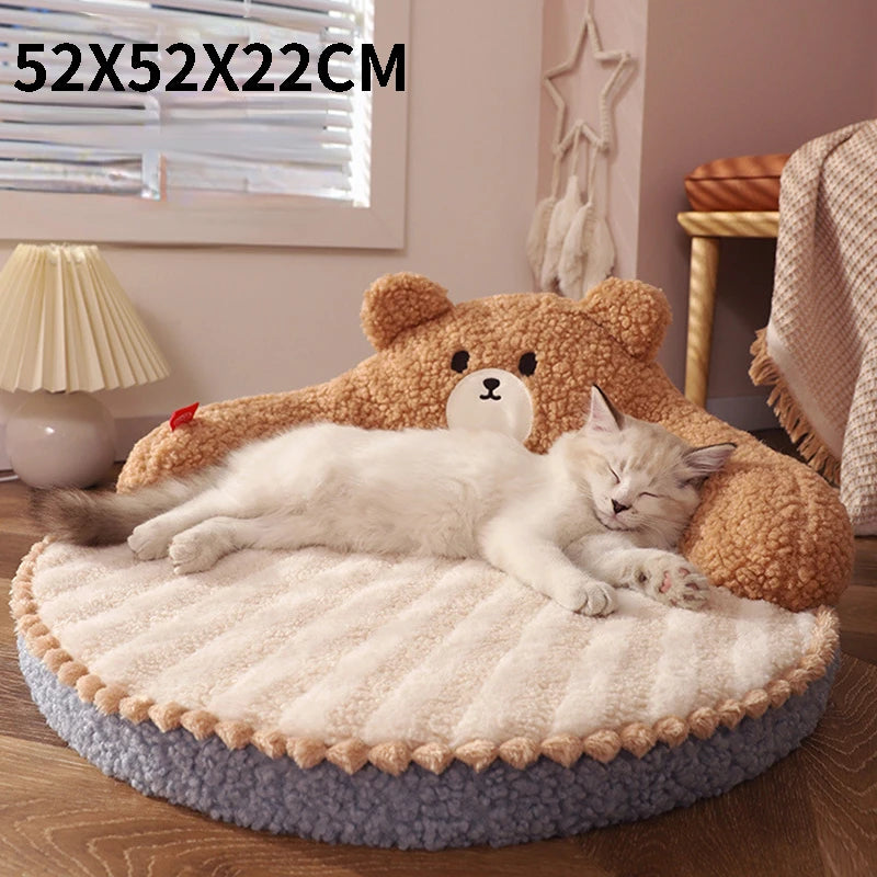 Dog Bed Padded Cushion for Small Big Dogs Sleeping Beds and Houses for Cats Super Soft Durable Mattress Removable Pet Mat
