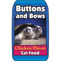 TRIUMPH PET INDUSTRIES; 10019 Buttons And Bows Cat Food Chicken Flavor