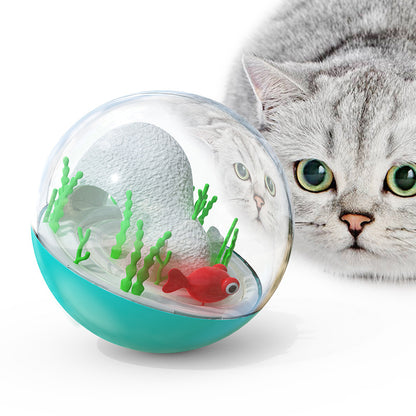 Pet Supplies Cat Toys Mimi Self-Hi Electric Fish Tumbler Funny Cat Ball