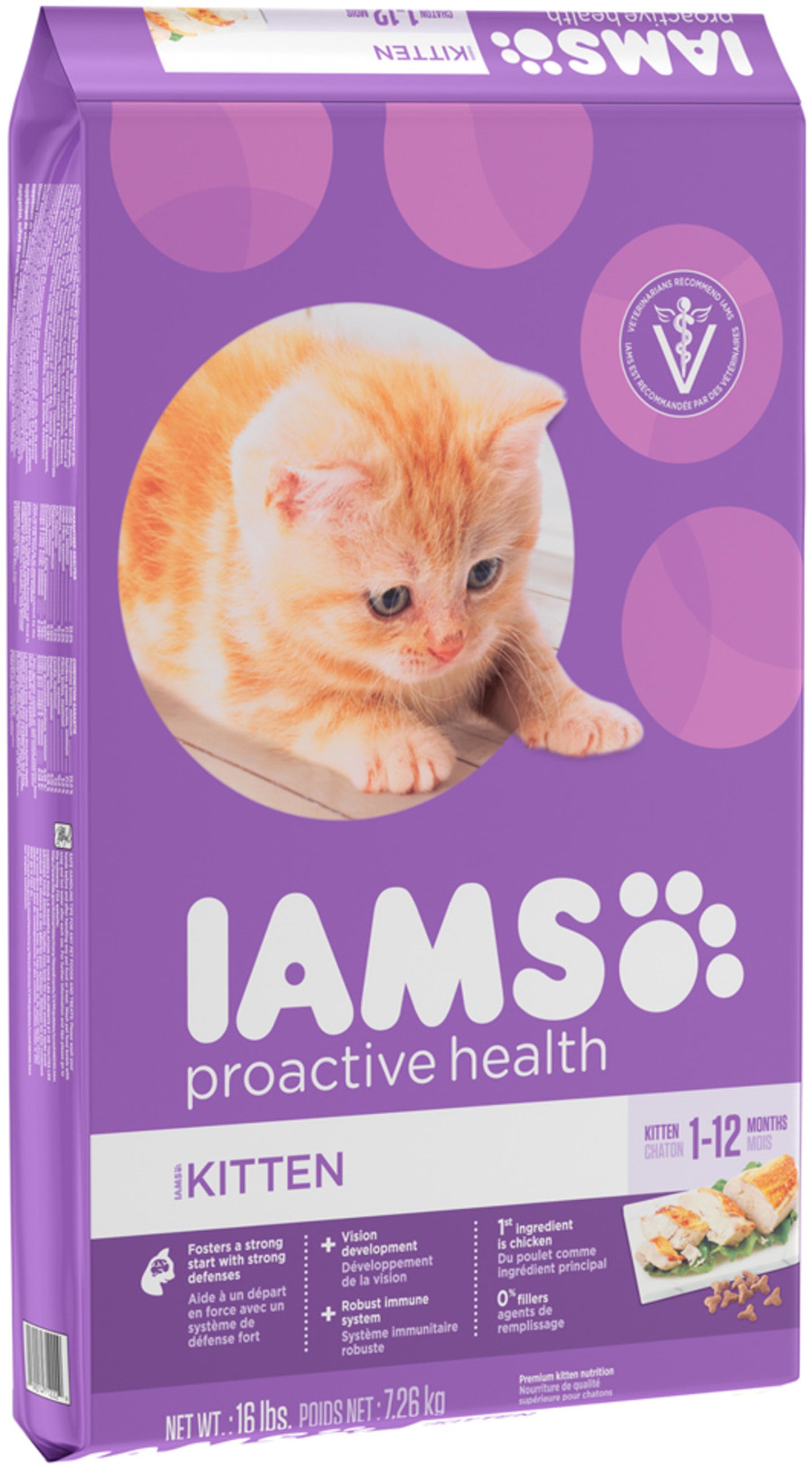 IAMS ProActive Health Playful Kitten Food 16 lb