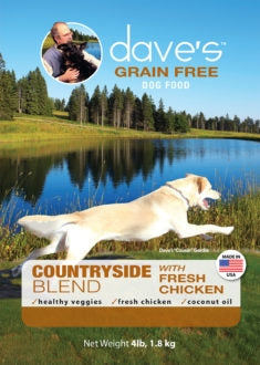 Daves Grain Free Countryside Blend Chicken 4 Lbs