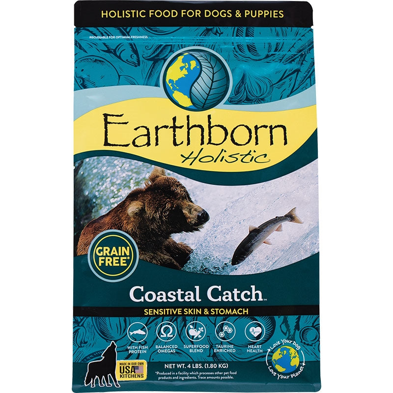 Earthborn Dog Grain-Free Coastal Catch 4lbs - Go Bagheera