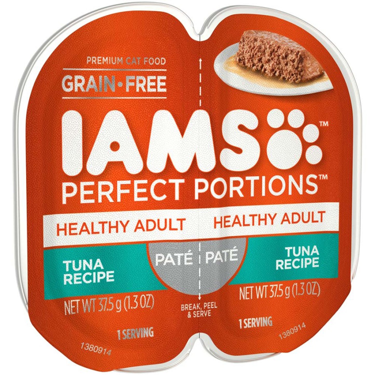 Iams Perfect Portions Healthy Adult Pate Wet Cat Food Tuna 6 Oz, 24 Pk