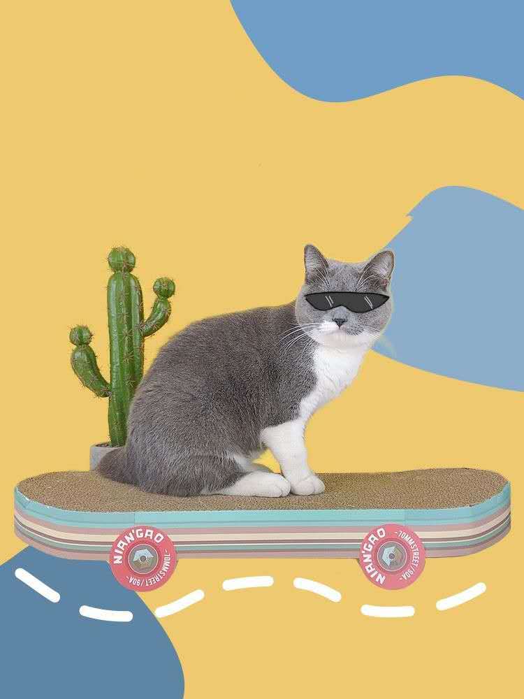 Vertical Cat Scratching Board Climbing Frame Nest Toys Do Not Fall Off