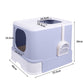 PaWz Cat Litter Box Fully Enclosed Toilet Trapping Odor Control Basin