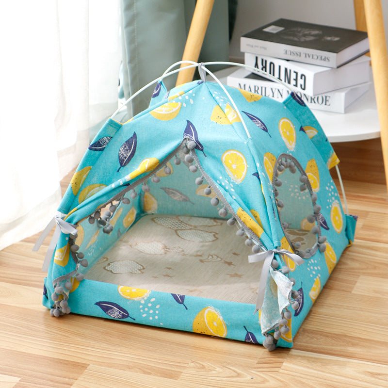 Cat Tent Cat Cat House Enclosed Pet Bed - Go Bagheera