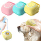 Soft Silicone Dog Massage Shampoo Brush