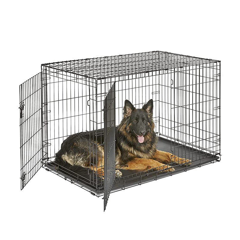 Cage Bottomless Dog Cage Small Dog Cage Teddy Pet Cat Cage Folding Dog Cage - Go Bagheera
