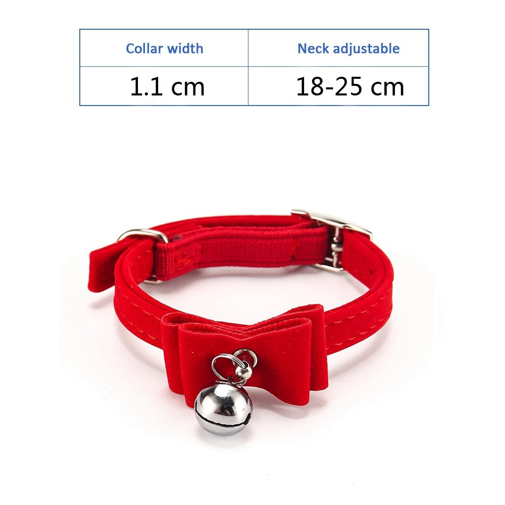 Cat Collar With Bell Collar For Cats Kitten Puppy Leash Collars For Cats Dog Chihuahua Pet Cat Collars Leashes Lead Pet Supplies - Go Bagheera