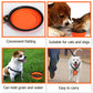 1000ML Pet Bowl Folding Silicone Travel Dog Bowls Walking Portable Water Bowl For Small Medium Dogs Cat Bowls Pet Eating Dishes - Go Bagheera