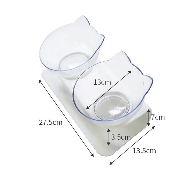 Pet Bowls Dog Food Water Feeder Pet Drinking Dish Feeder Cat Puppy With Raised Feeding Supplies Small Dog Accessories - Go Bagheera